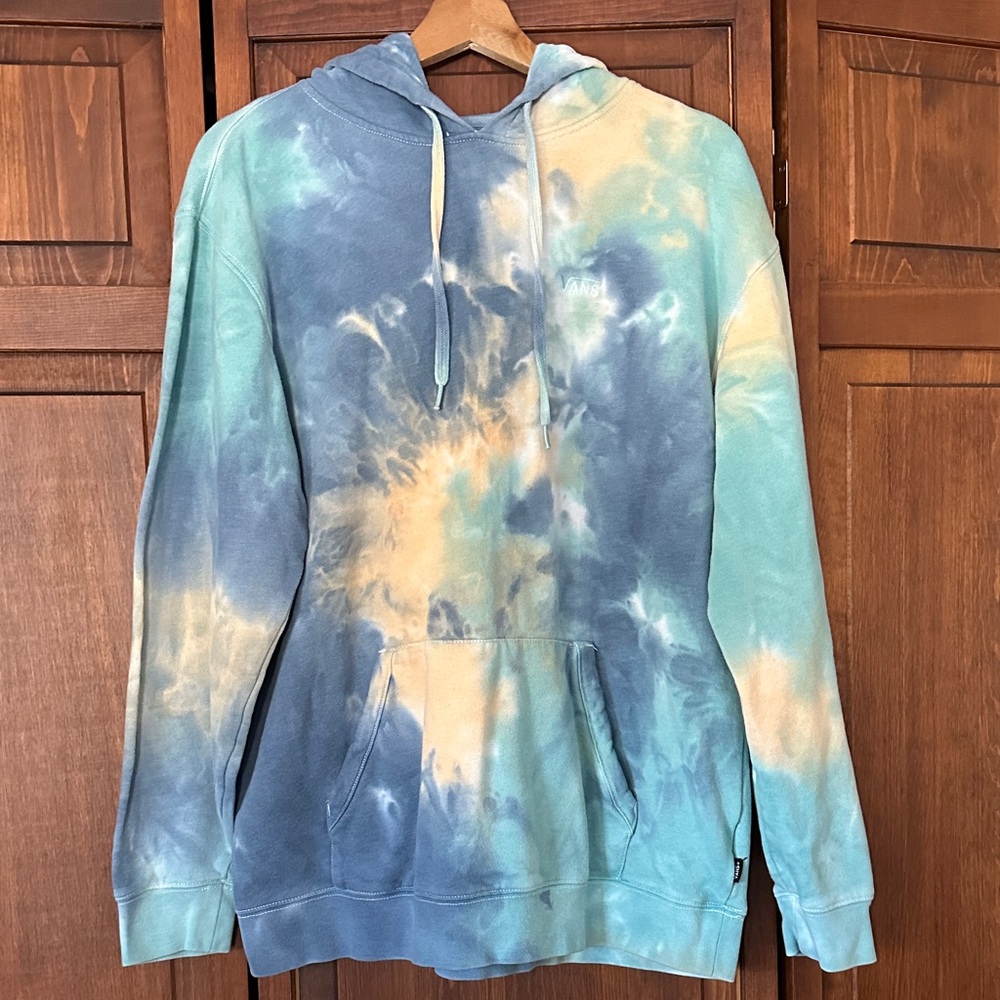 Vans Blue Tie-Dye Hoodie